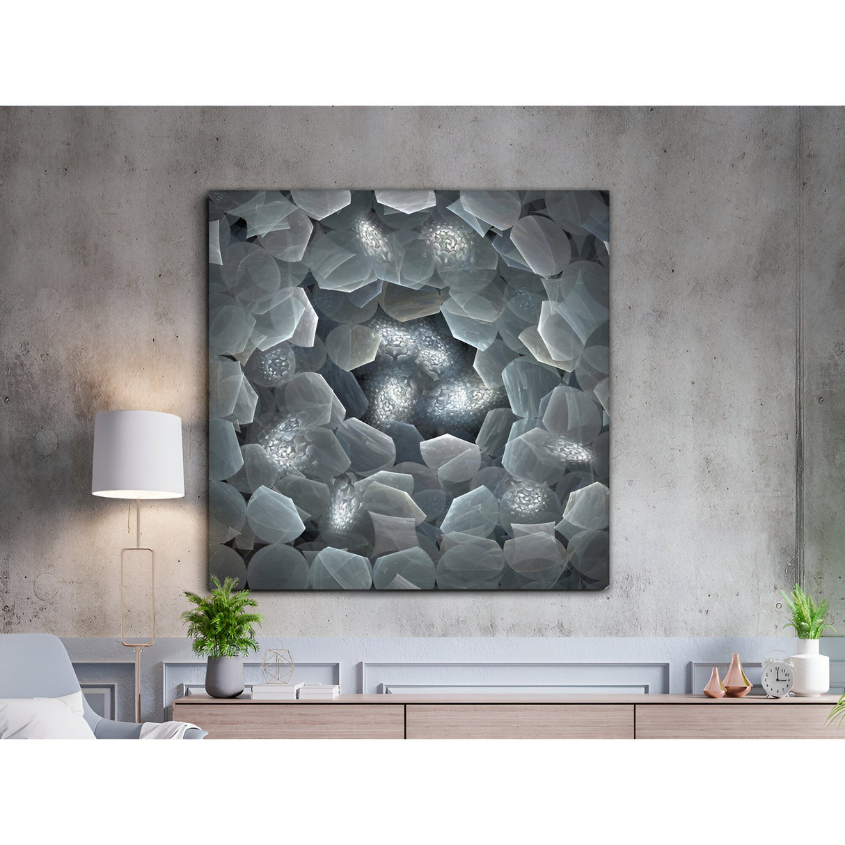 Polaris Leaf Form Photography Print - 120x120cm