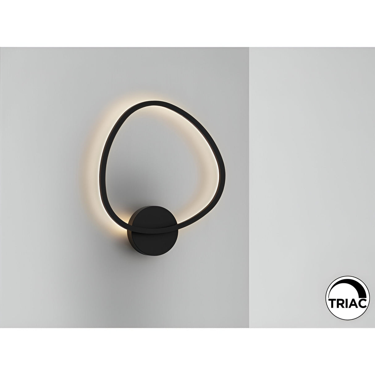 Opalis LED Wall Light 27W 3000K - Matte Black