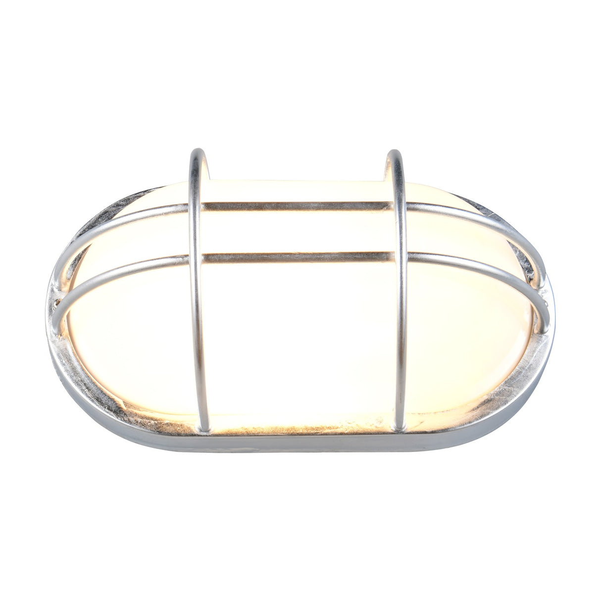Tumen Glass Outdoor Wall Light – Galvanised