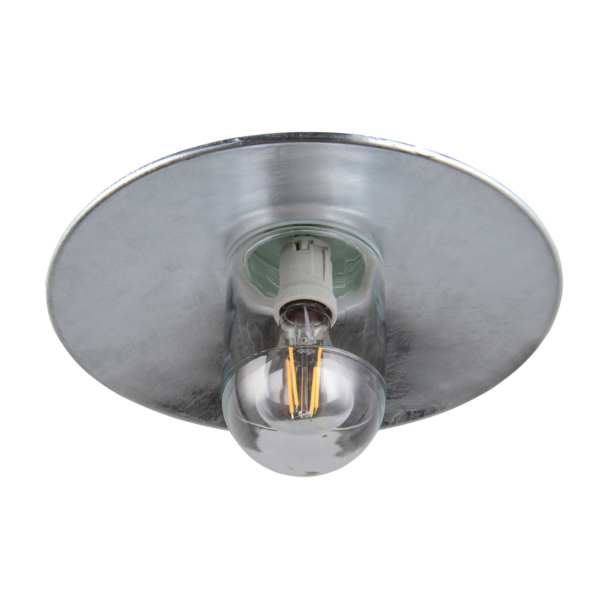 Tana Lantern Outdoor Wall Light – Galvanised