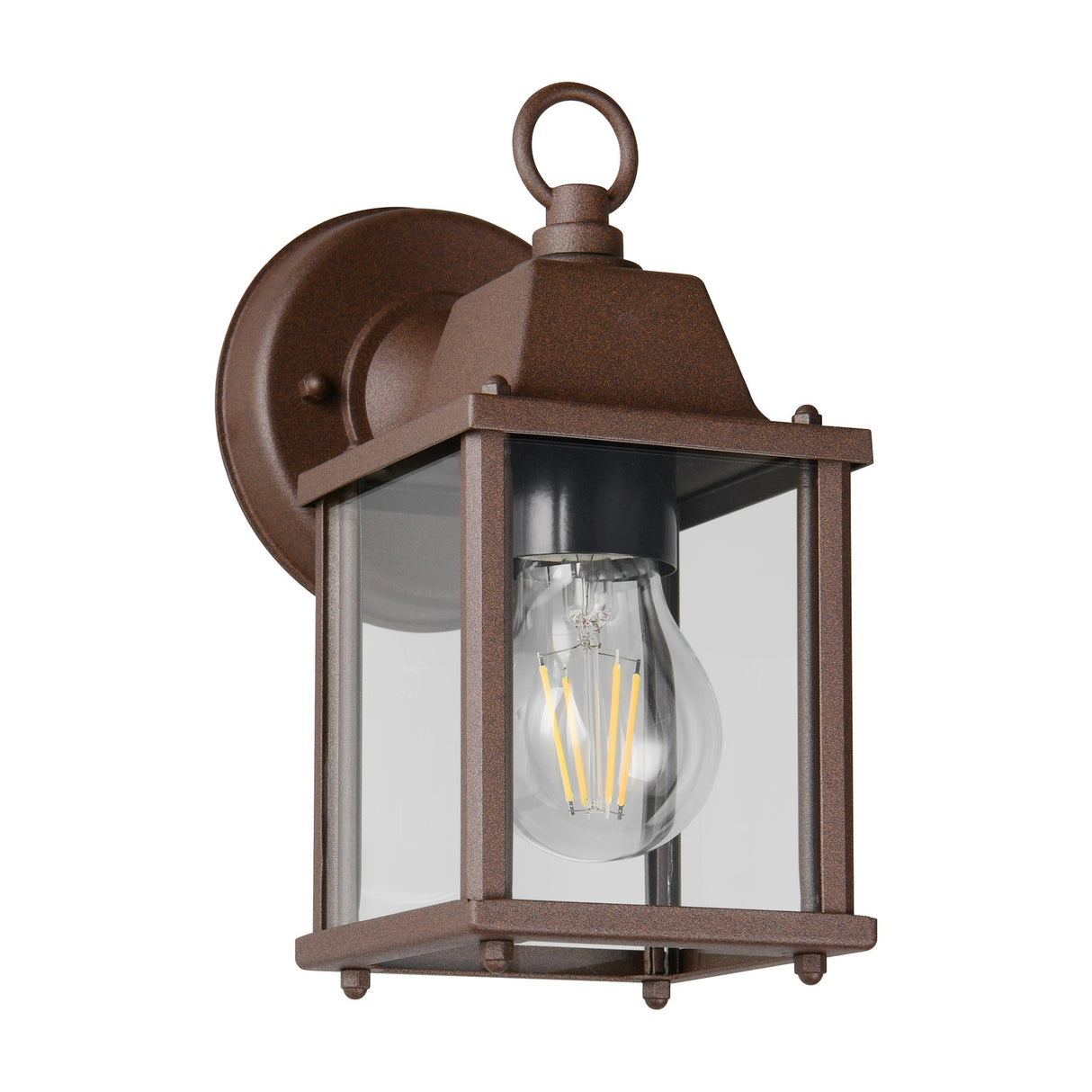 Mirande Lantern Outdoor Wall Light – Rust