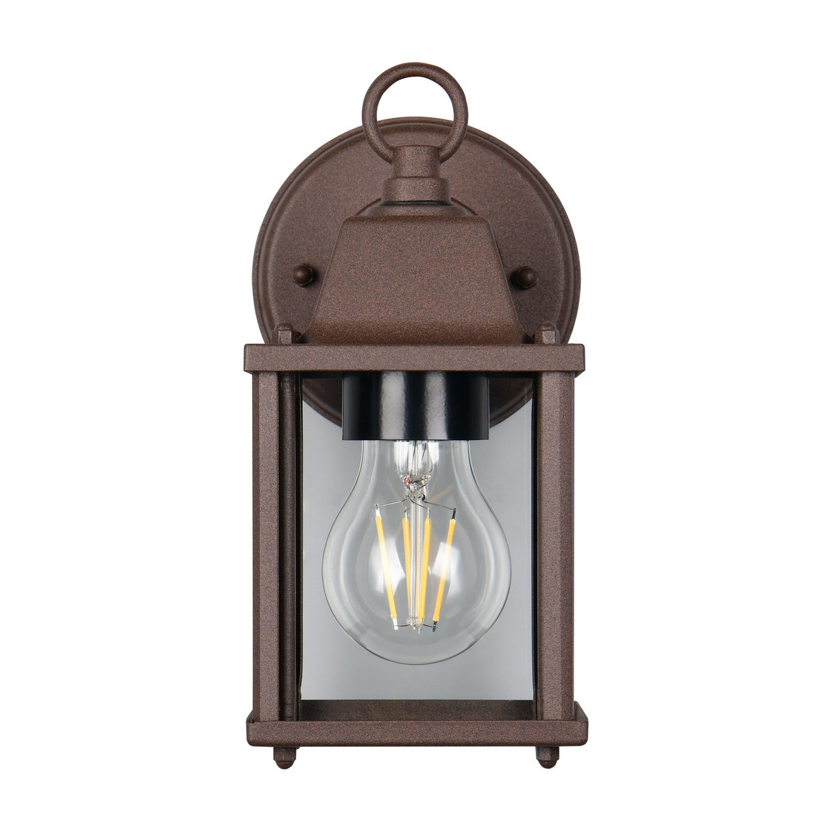 Mirande Lantern Outdoor Wall Light – Rust