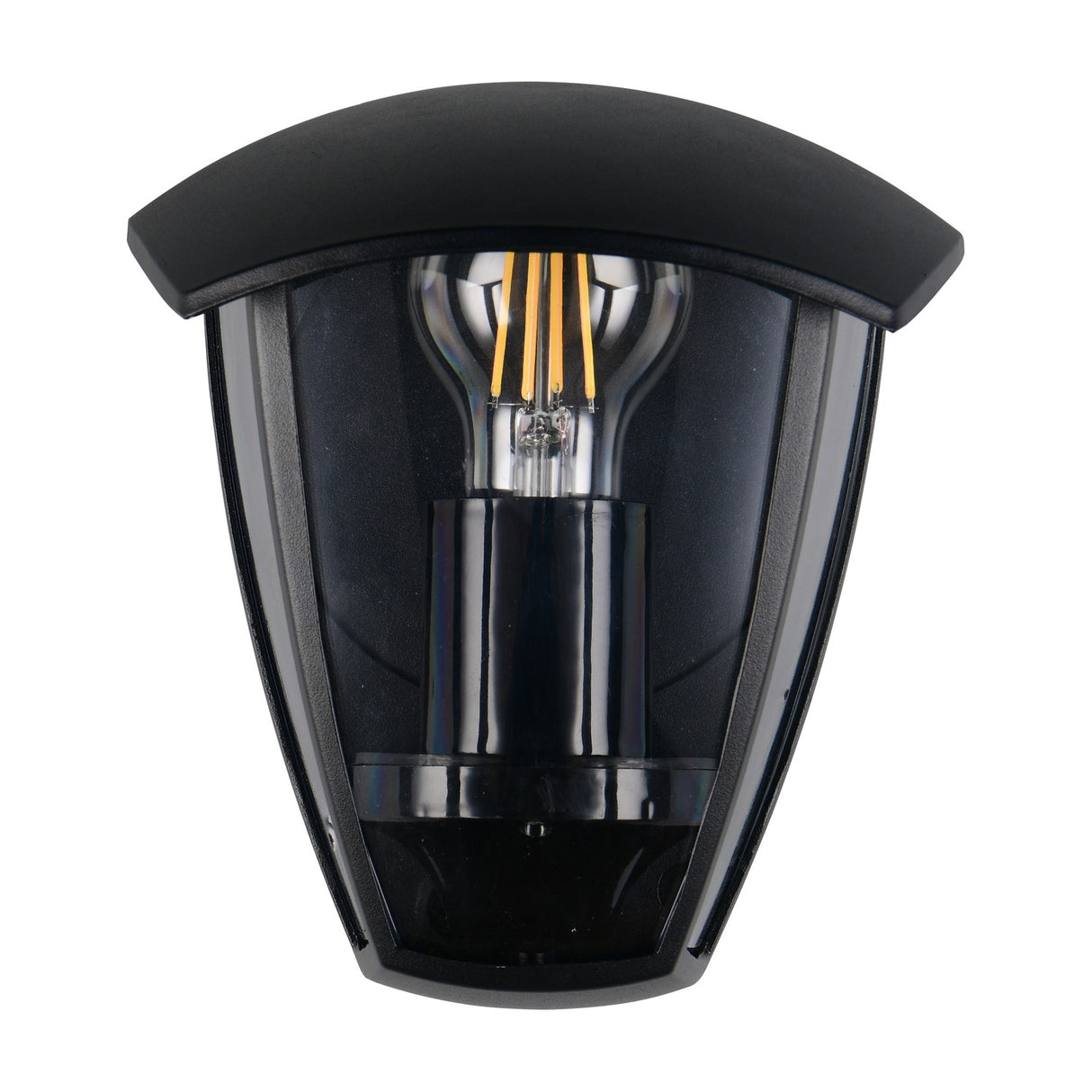 Venta Lantern Outdoor Wall Light – Matt Black
