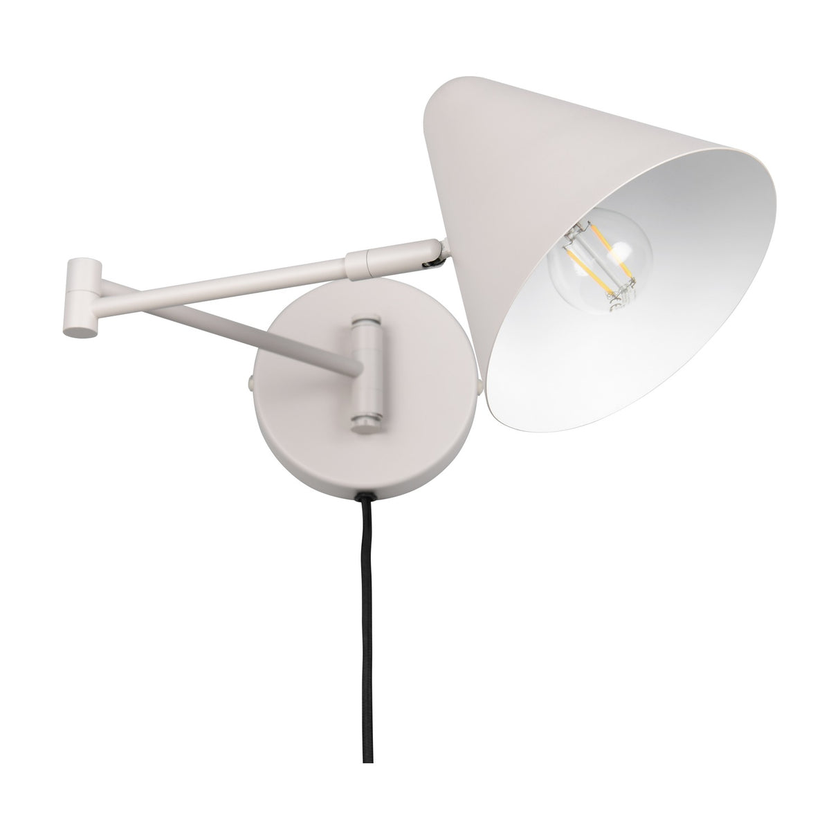 Cosima Cone Wall Light – Warm Grey