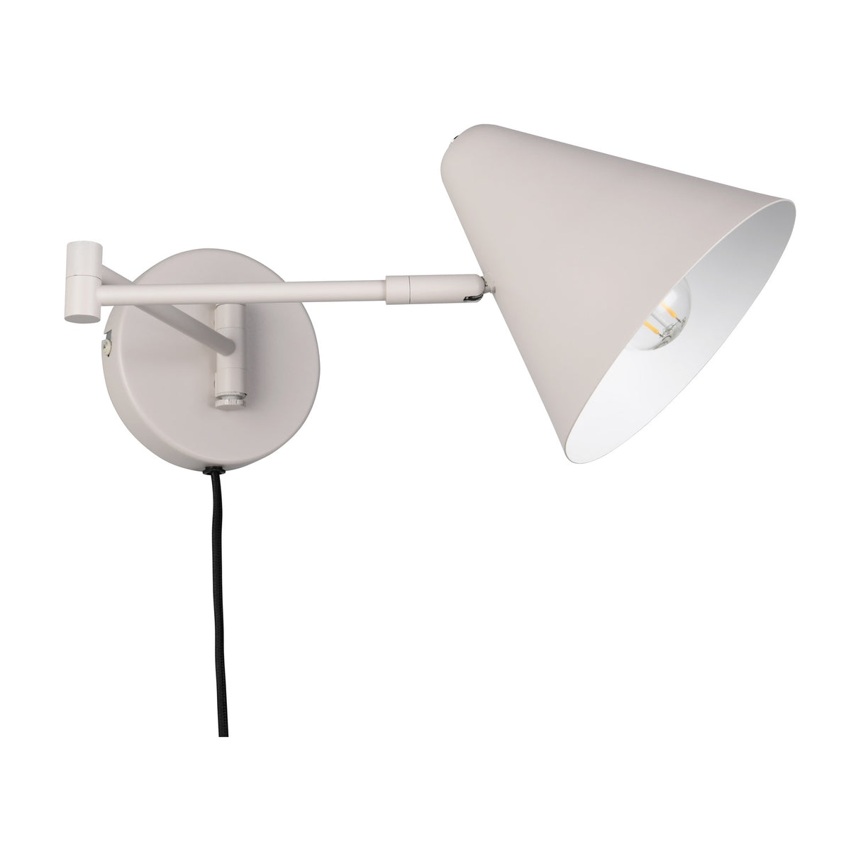 Cosima Cone Wall Light – Warm Grey