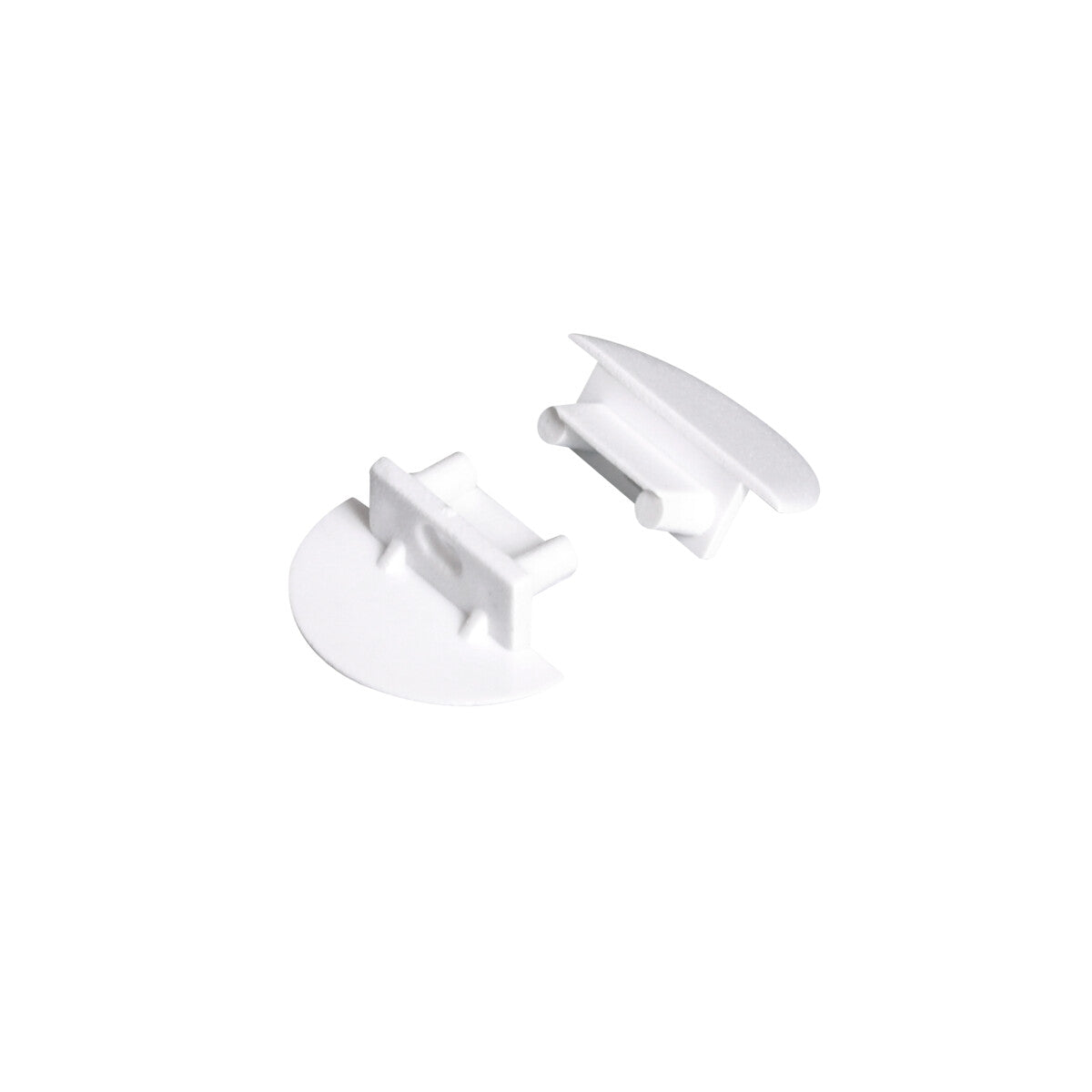 LED Profile End Cap 2 Pack - K White