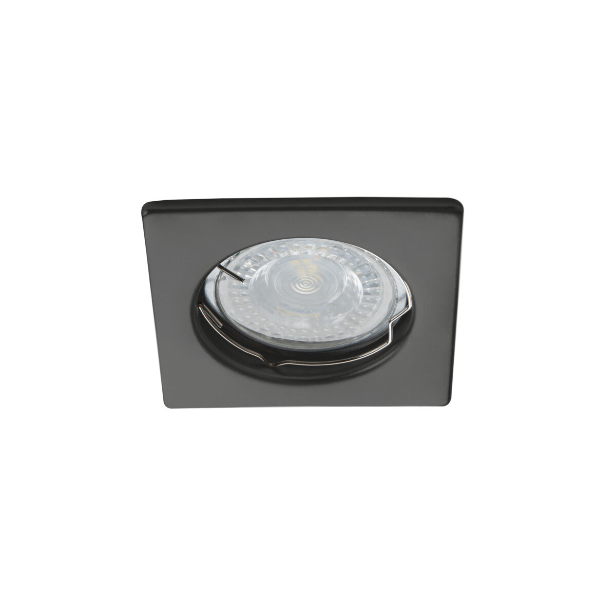 Alor DSL 80x80 Square GU10 Recessed Spotlight - Black Matt