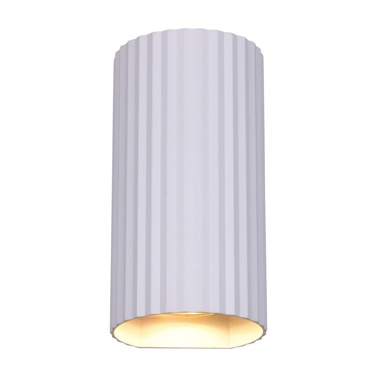 Soka 2 Light Up Down Plaster Wall Light – Matt White