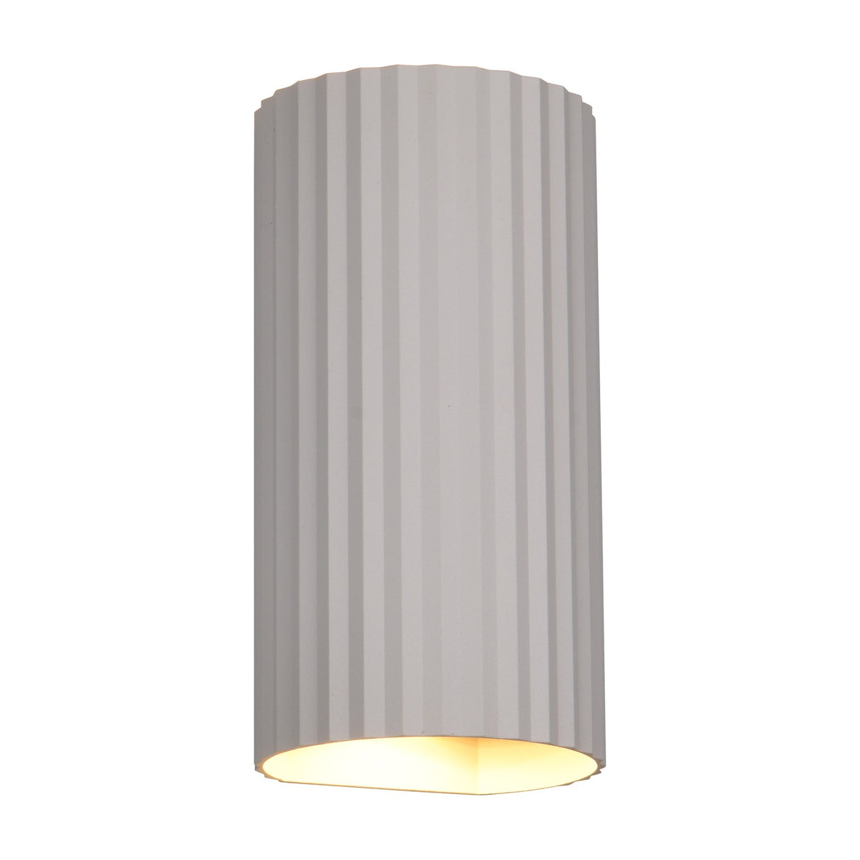 Soka 2 Light Up Down Plaster Wall Light – Warm Grey