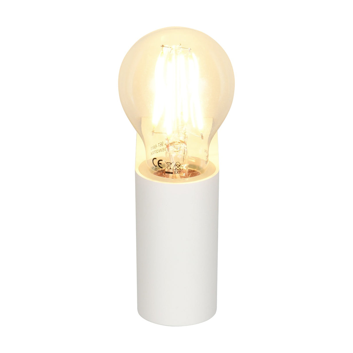 Pratella Glass Outdoor Wall Light – Matt White