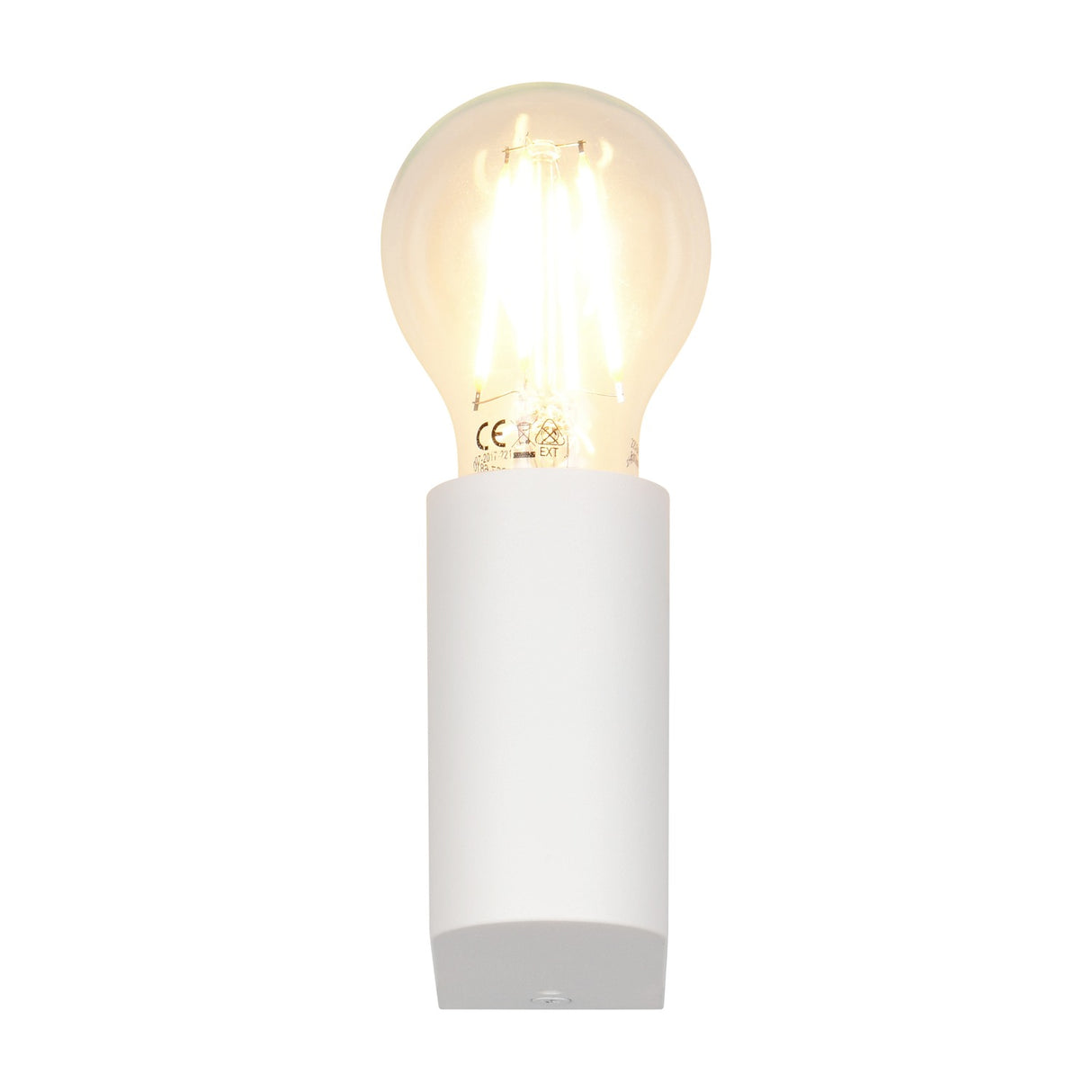 Pratella Glass Outdoor Wall Light – Matt White