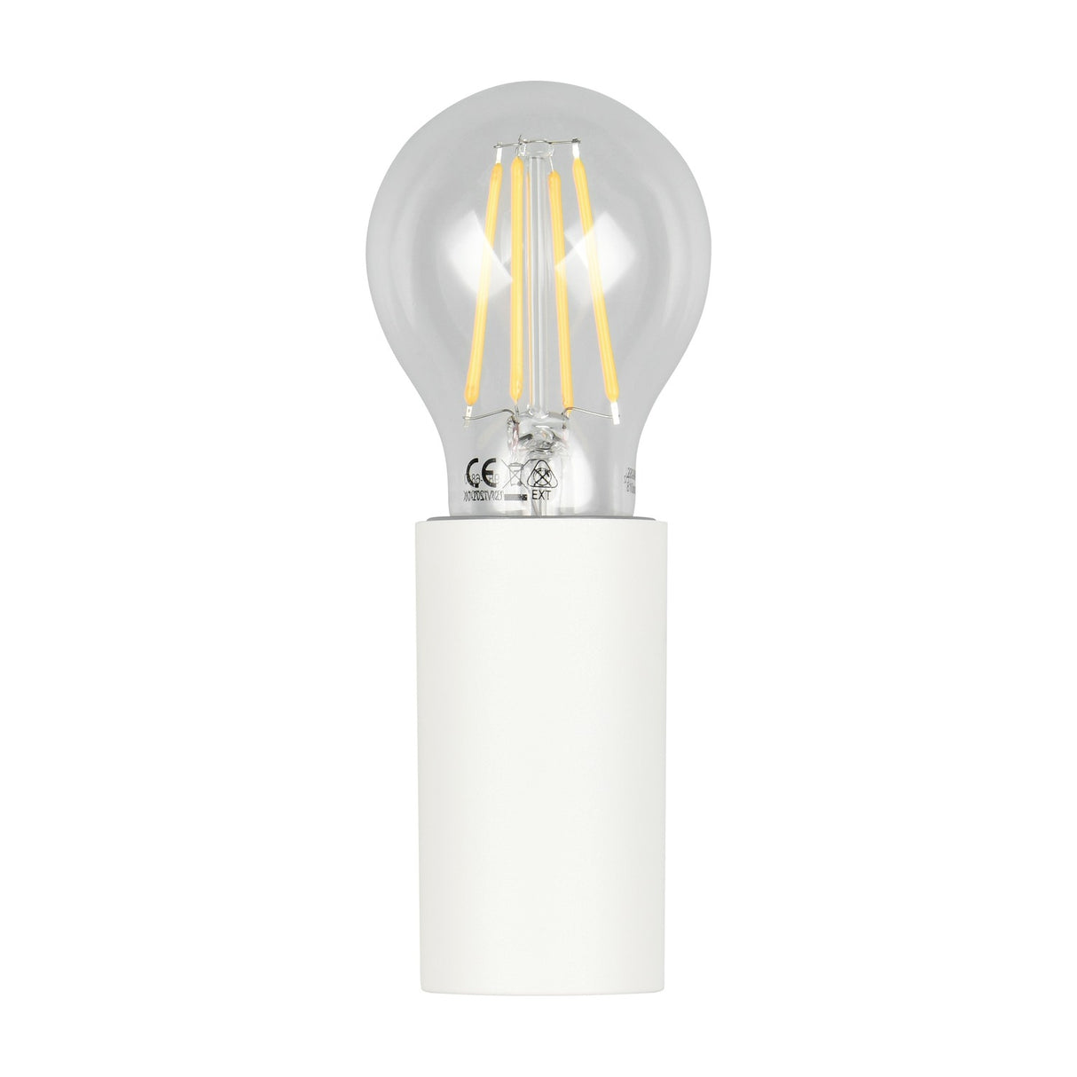 Pratella Glass Outdoor Wall Light – Matt White