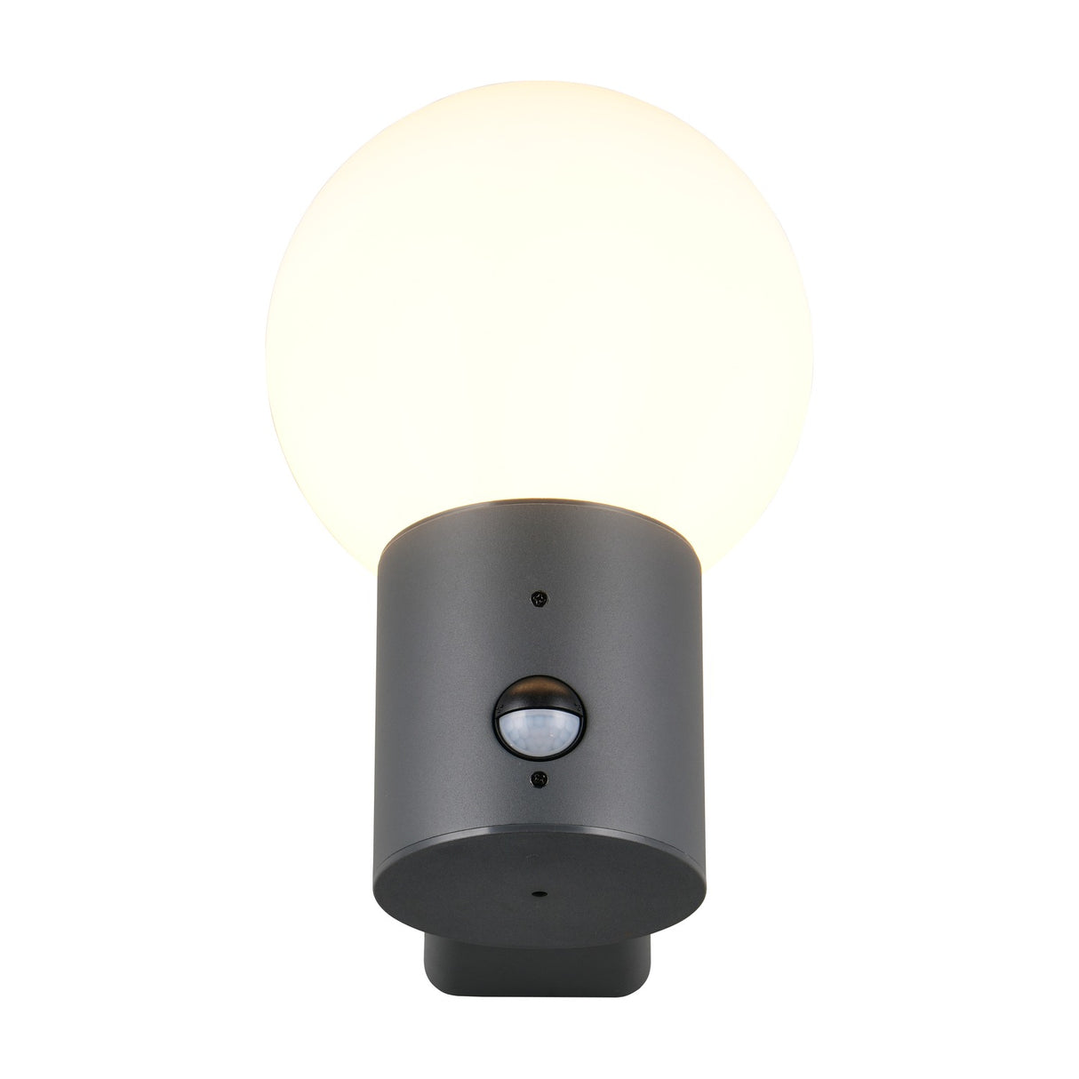 Mures Glass PIR Outdoor Wall Light – Anthracite