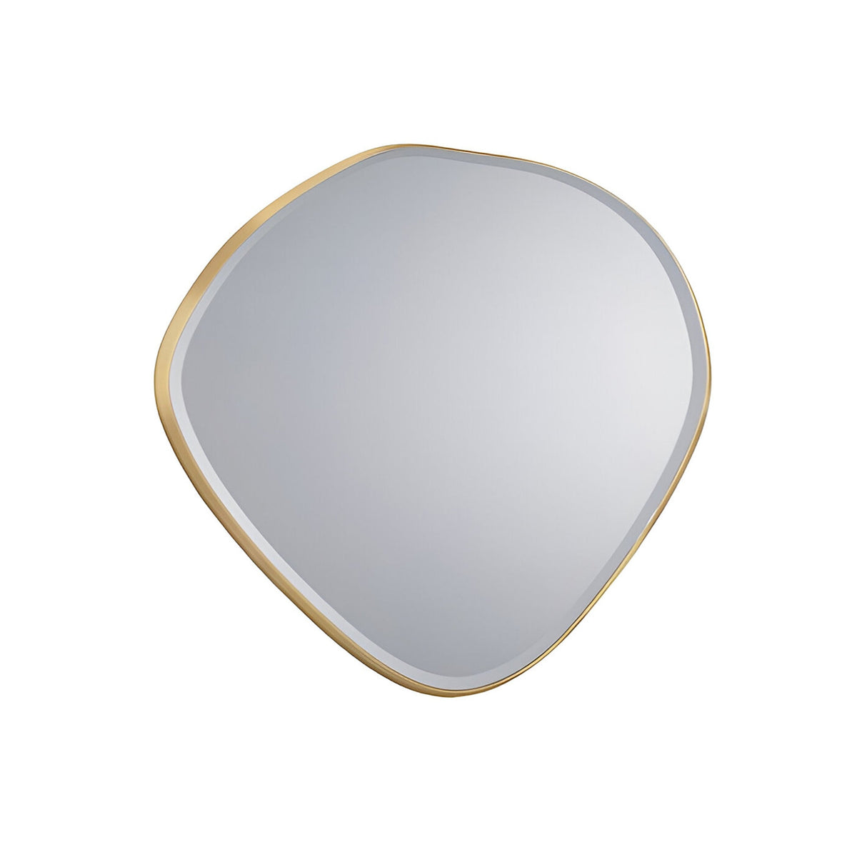 Mimo Asymmetrical Wall Mirror Gold – 114x110cm