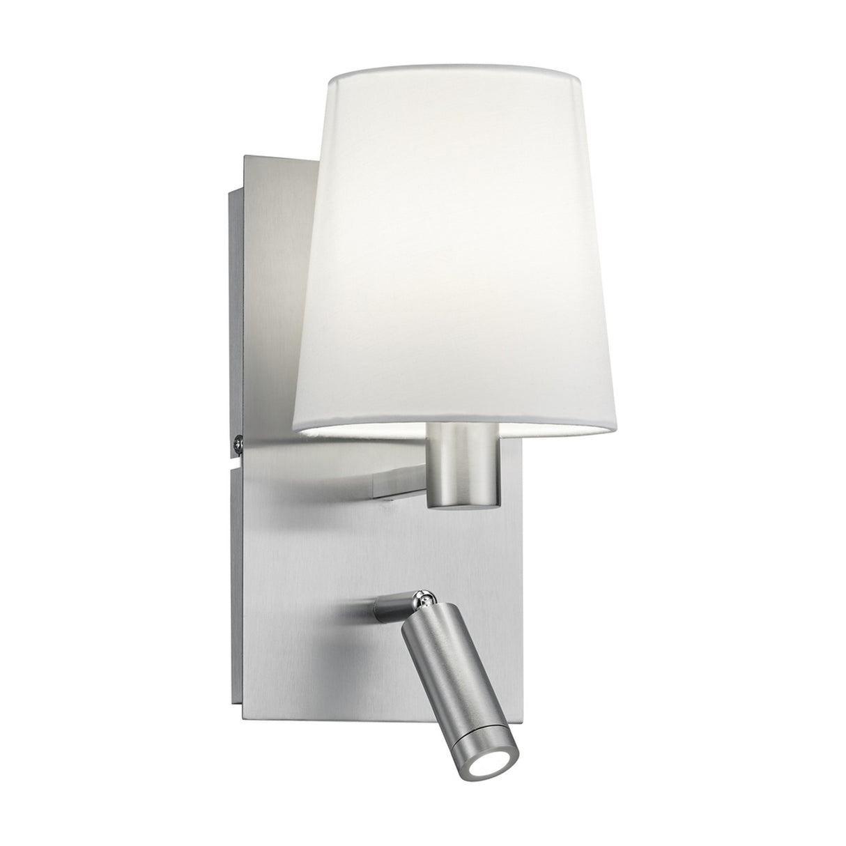 Marriot 2 Light Fabric Ceiling Light – Satin Nickel