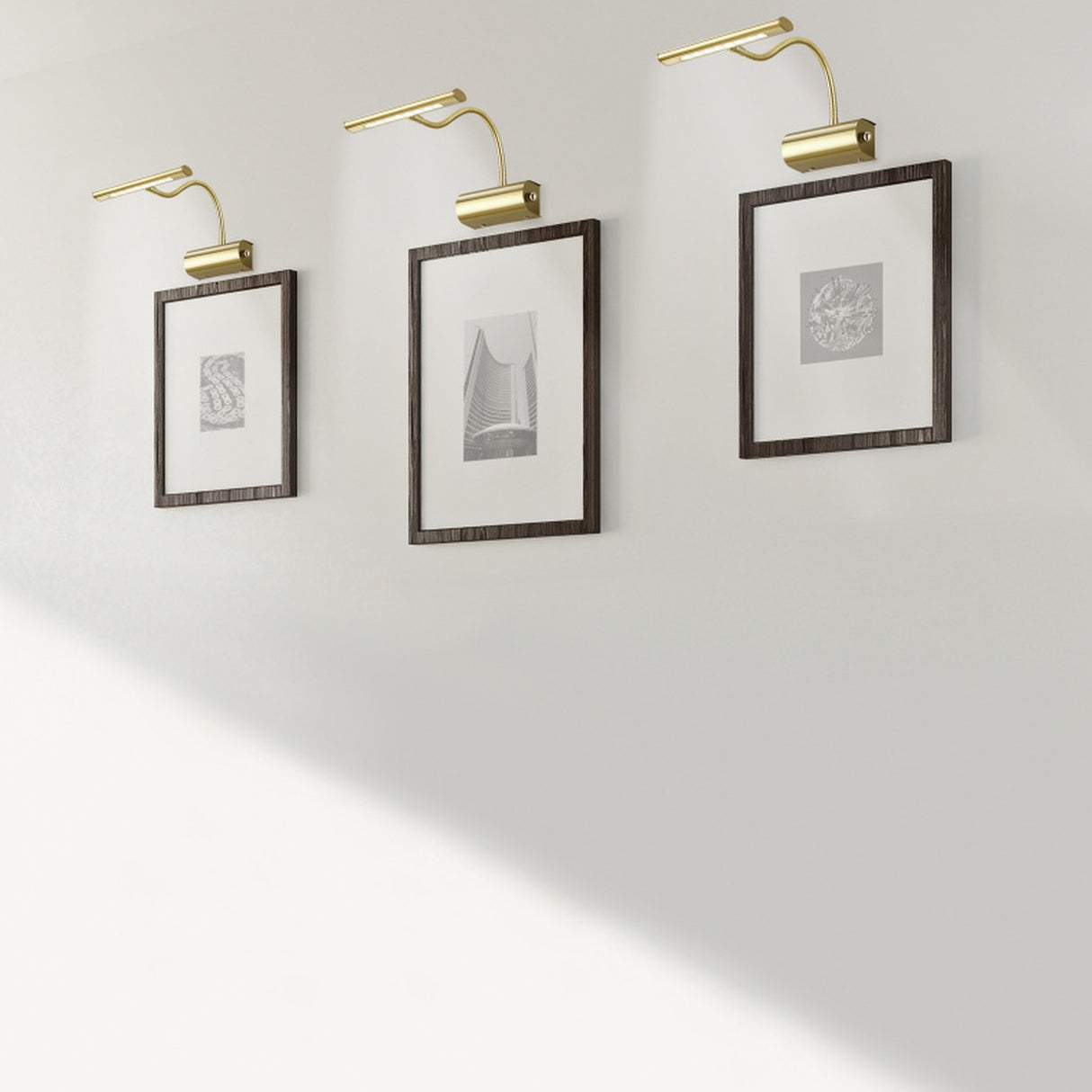 Curtis LED Wall Light – Satin Brass