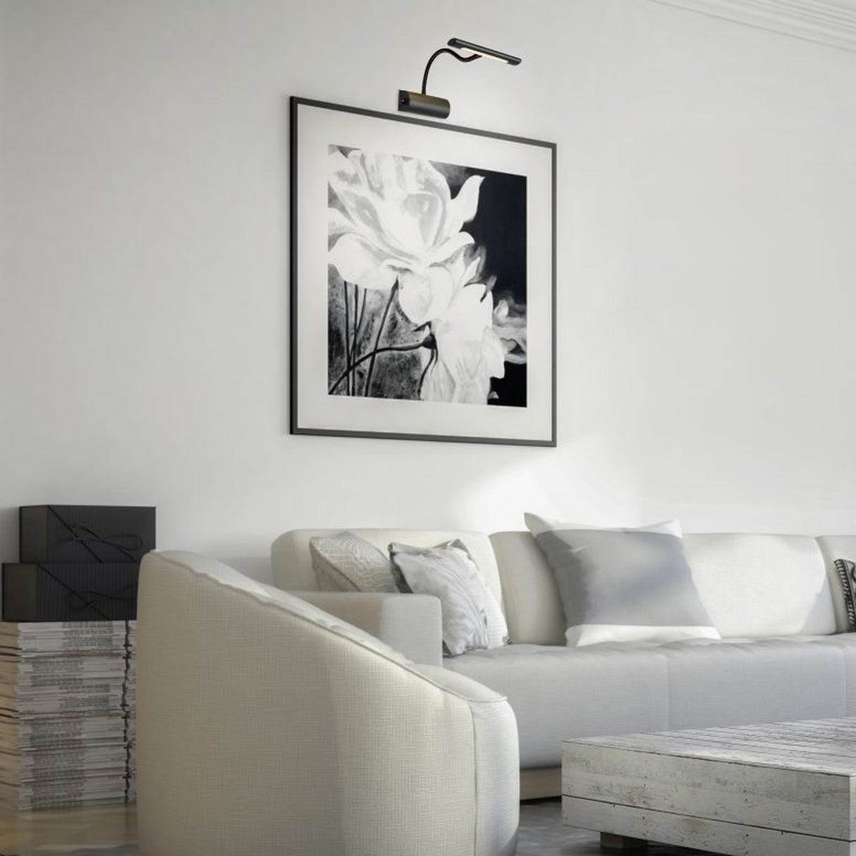 Curtis LED Linear Wall Light – Matt Black