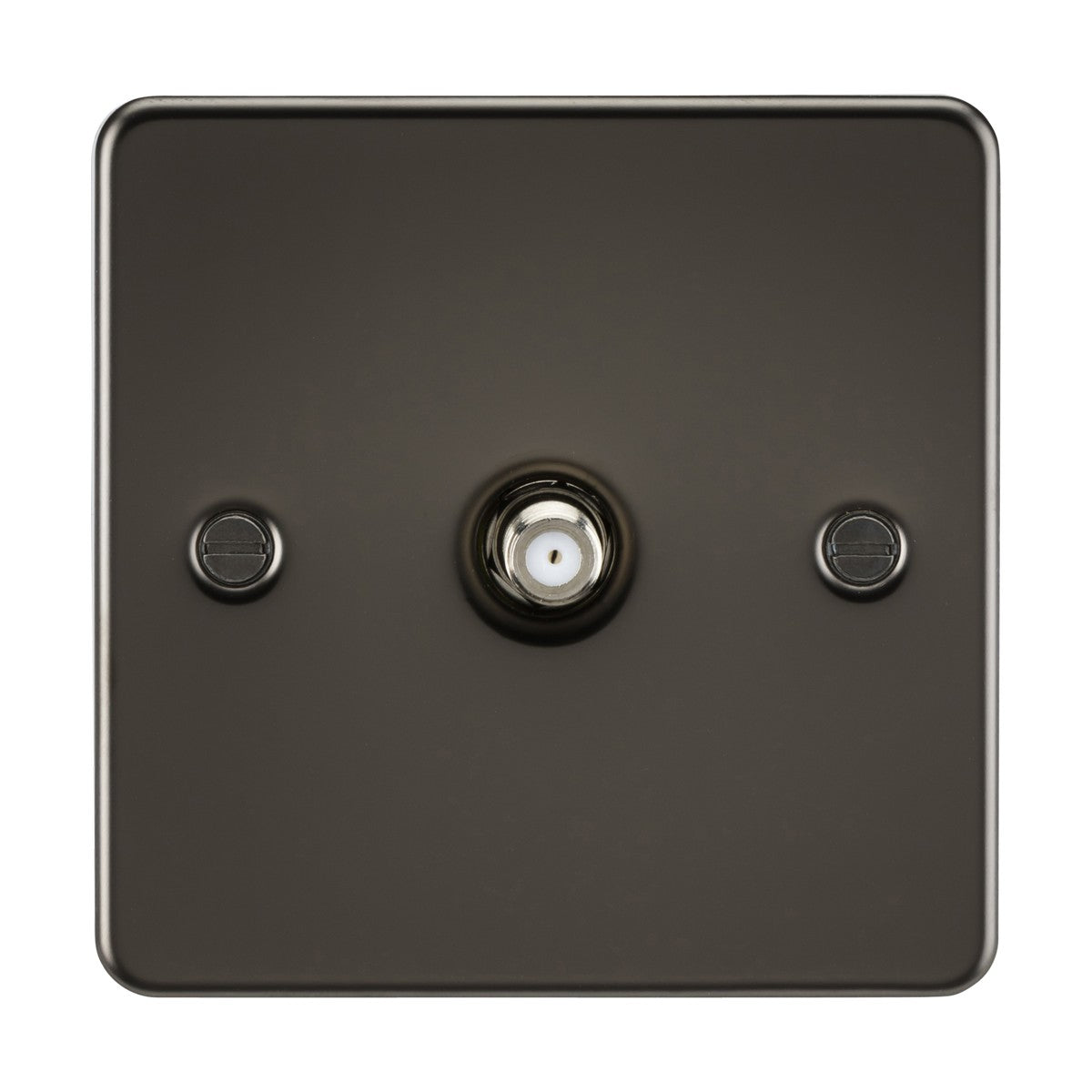 SAT TV Outlet (non-isolated) - Gunmetal