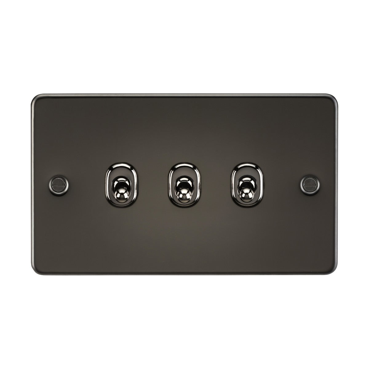 10AX 3G 2-way Toggle Switch - Gunmetal