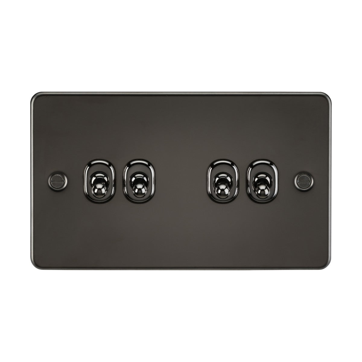 10AX 4G 2-way Toggle Switch - Gunmetal