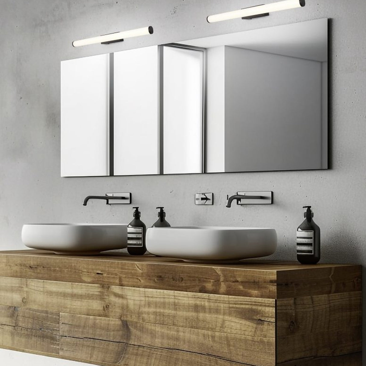 Mattimo 60cm LED Outdoor Wall Light – Matt Black