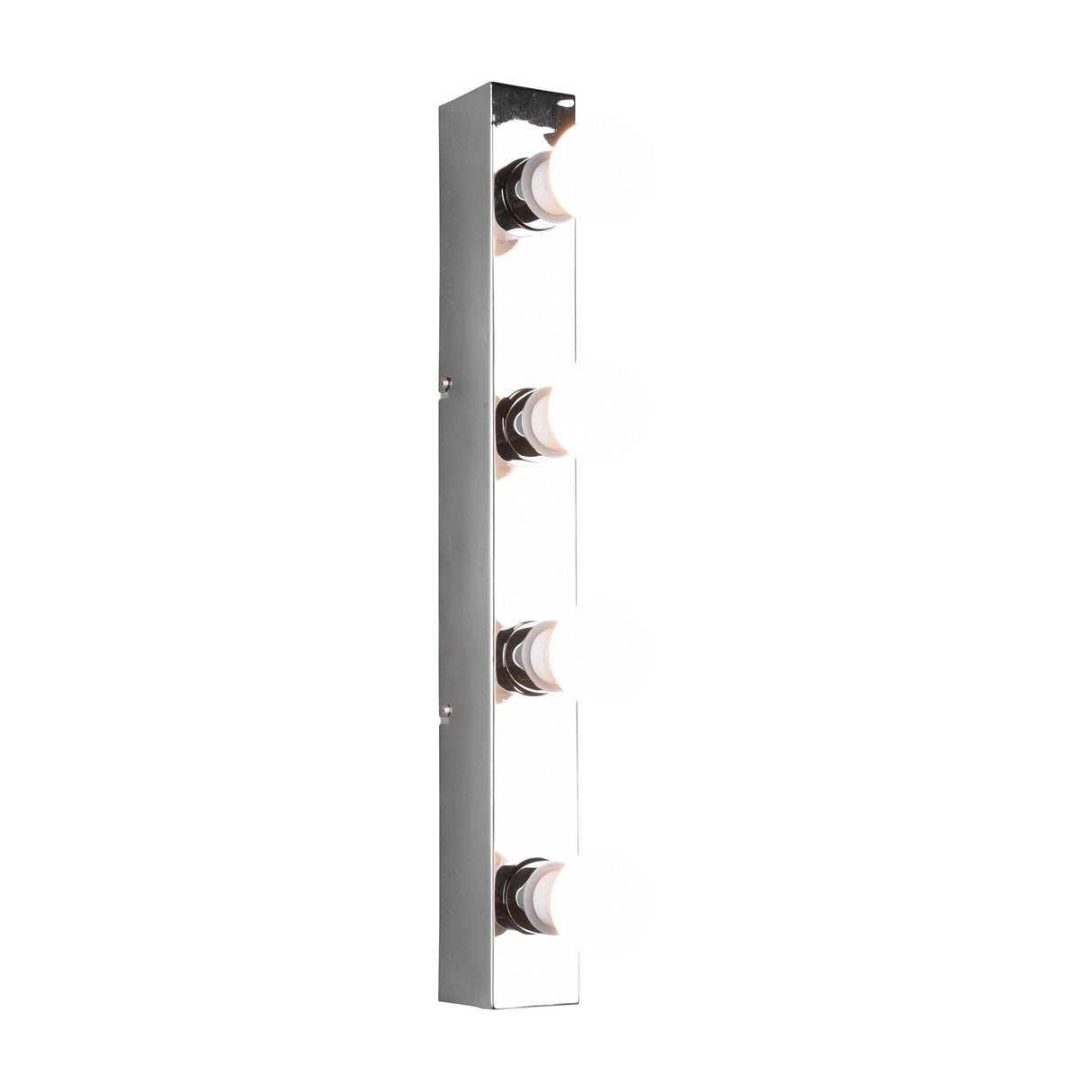 Theatro 4 Light Glass Outdoor Wall Light – Chrome