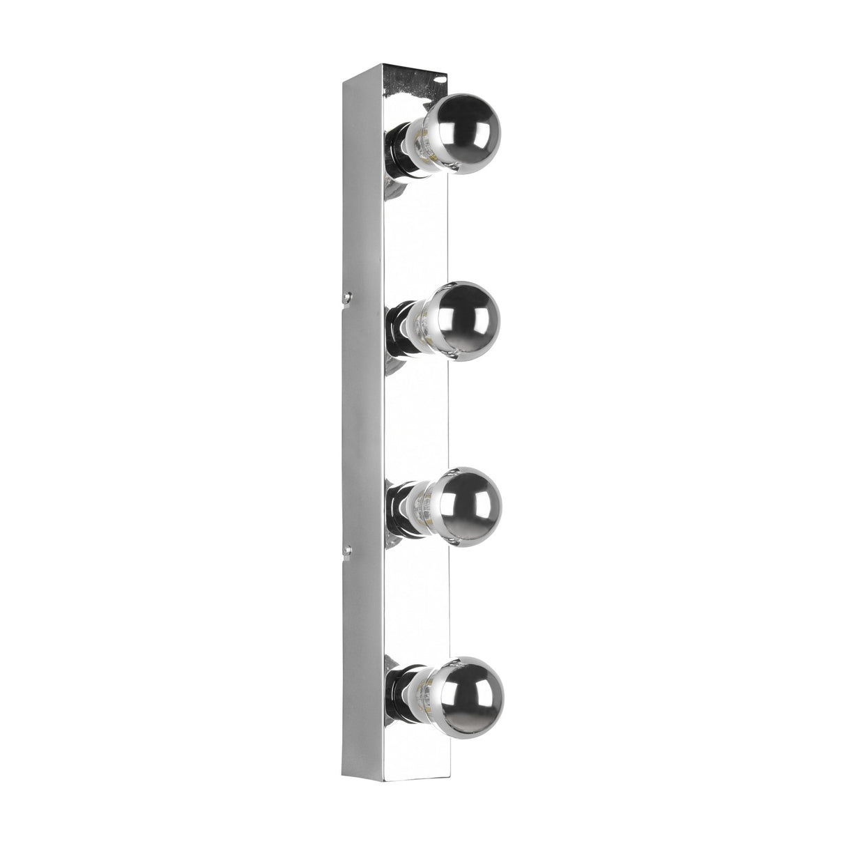Theatro 4 Light Glass Outdoor Wall Light – Chrome