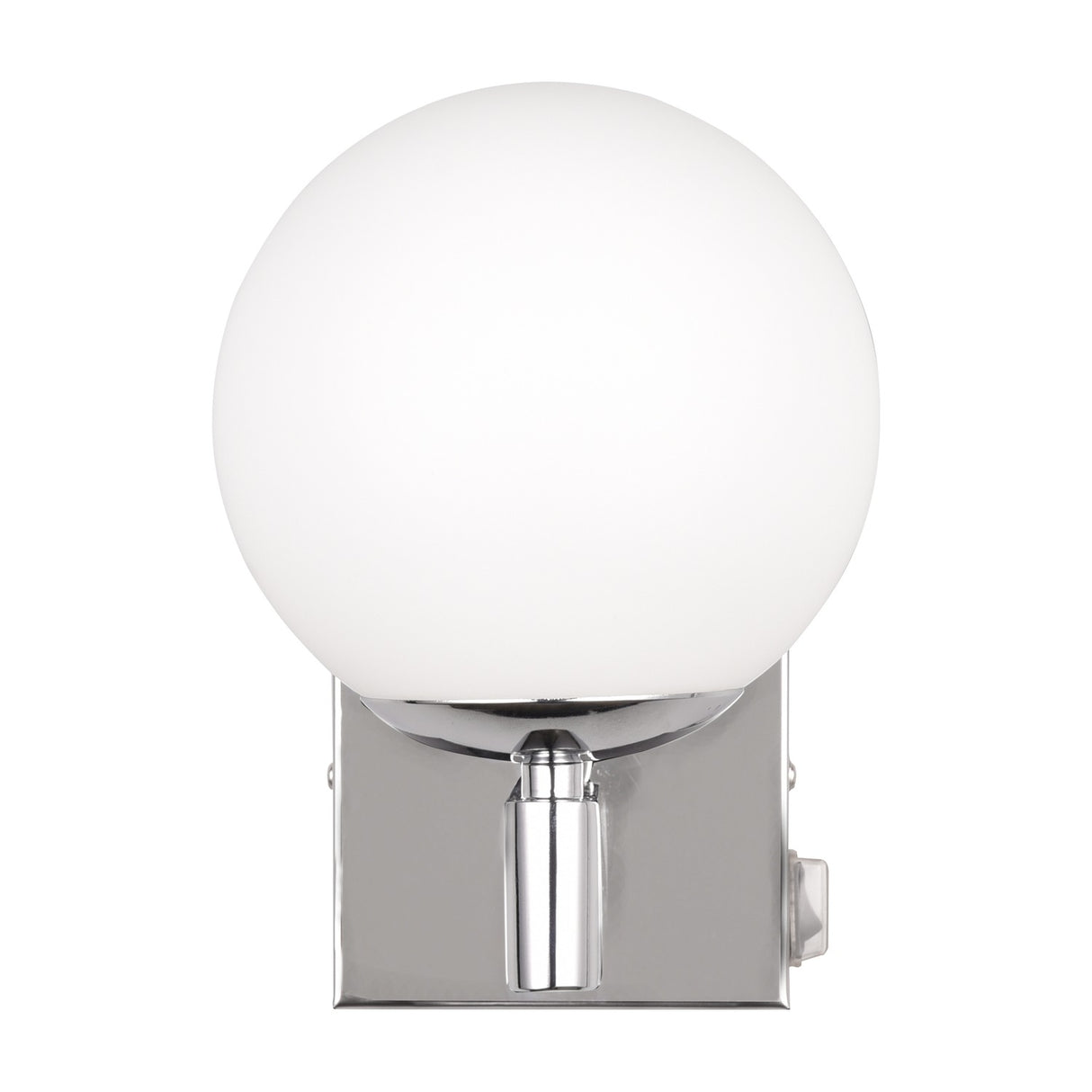 Kula Glass Outdoor Wall Light – Chrome
