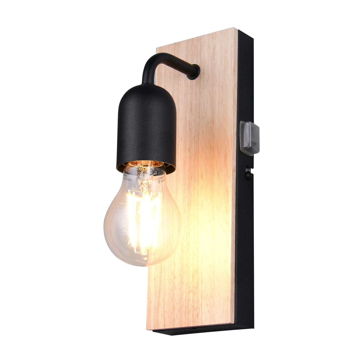 Arturo Glass Outdoor Wall Light – Wood
