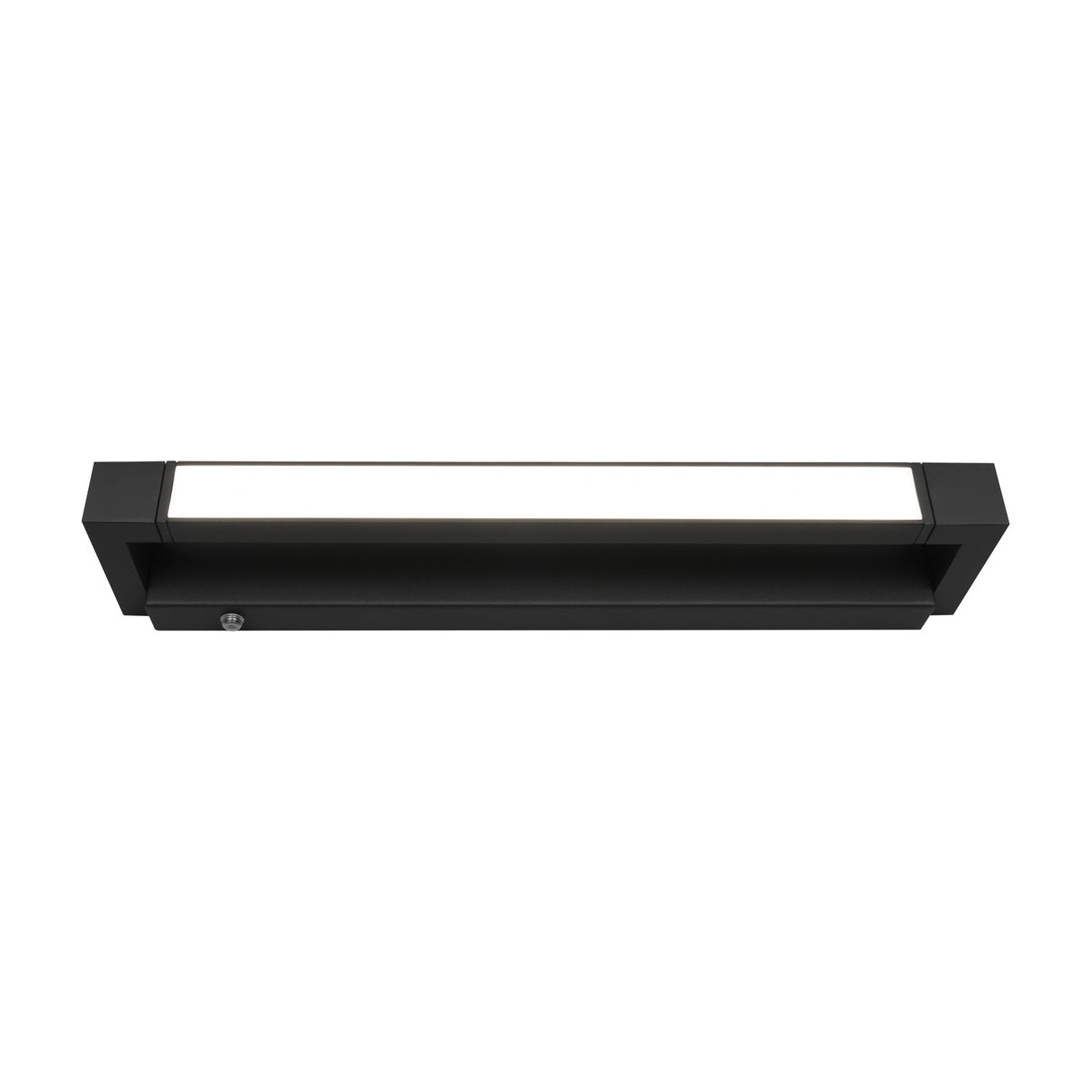 Fabrizio LED Linear 50cm Outdoor Wall Light – Matt Black