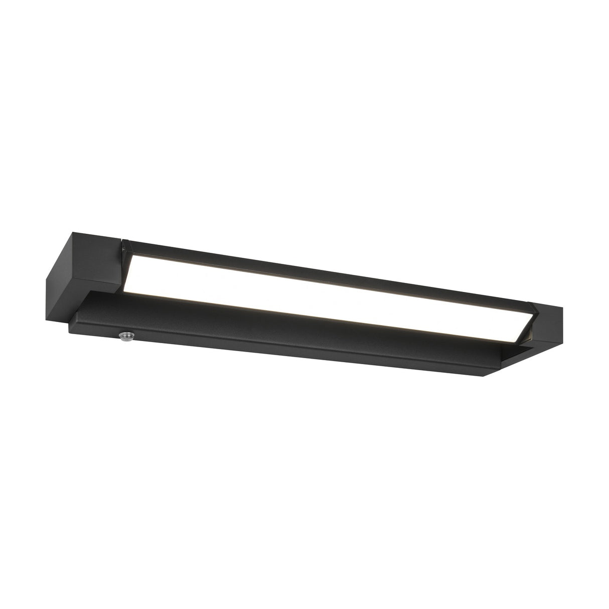 Fabrizio LED Linear 50cm Outdoor Wall Light – Matt Black