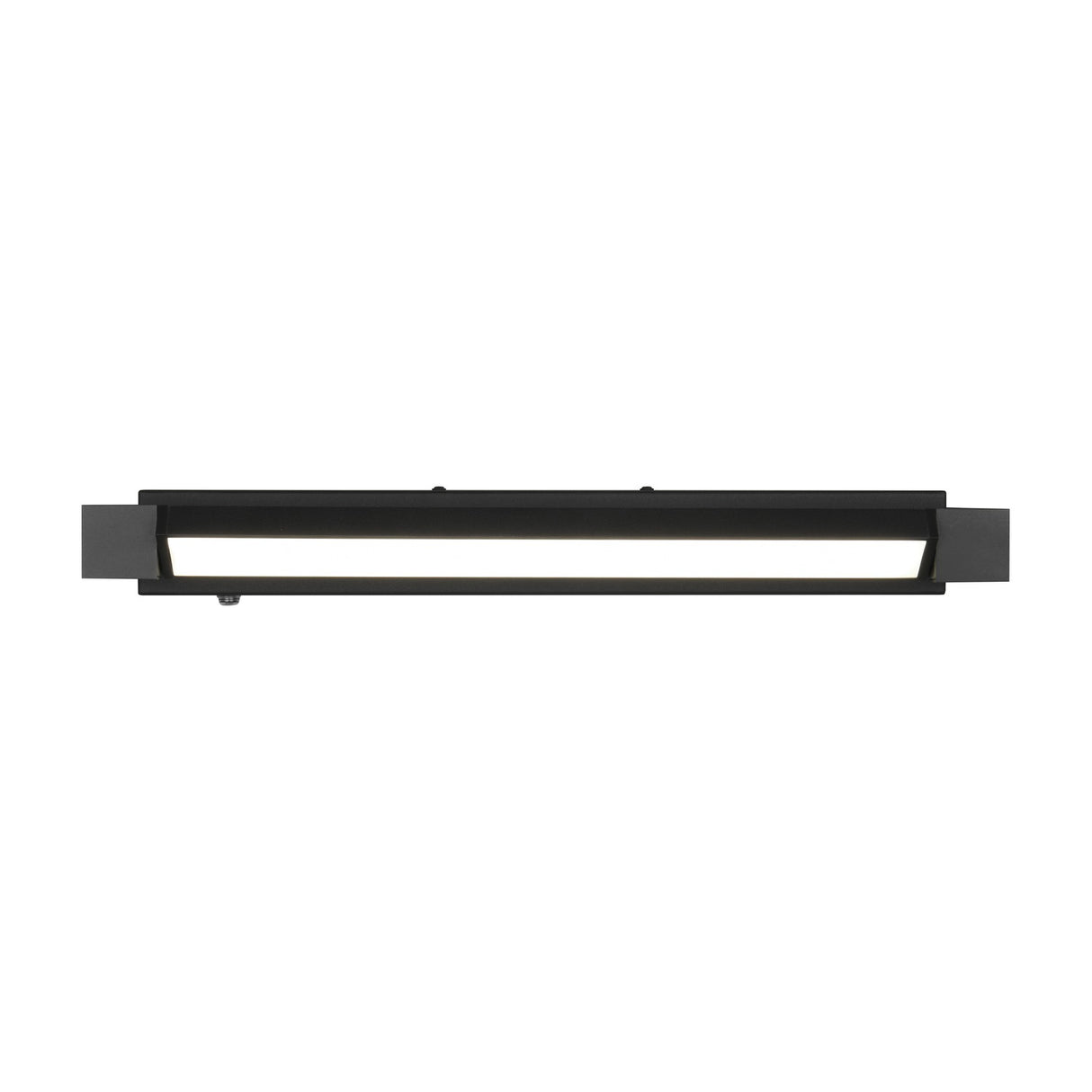Fabrizio LED Linear 50cm Outdoor Wall Light – Matt Black