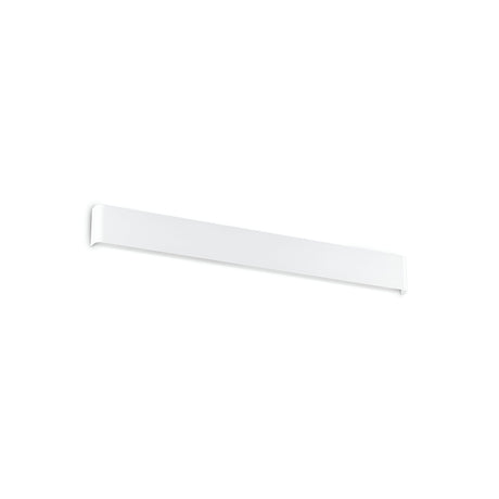 A slim, white wall-mounted hook or rail designed for hanging items showcases a minimalist and modern aesthetic similar to the Clarityx LED Wall Light 37W 3000K - White, 83cm, making it an ideal choice for bathrooms or closets. Its straightforward style integrates effortlessly with a variety of decor styles.