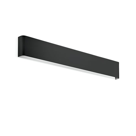 The Clarityx LED Wall Light 19.5W 3000K - Black, measuring 61cm, embodies modern design with its sleek black wall-mounted fixture and minimalist aesthetic set against a plain white backdrop. Its energy-efficient lighting offers both style and sustainability.