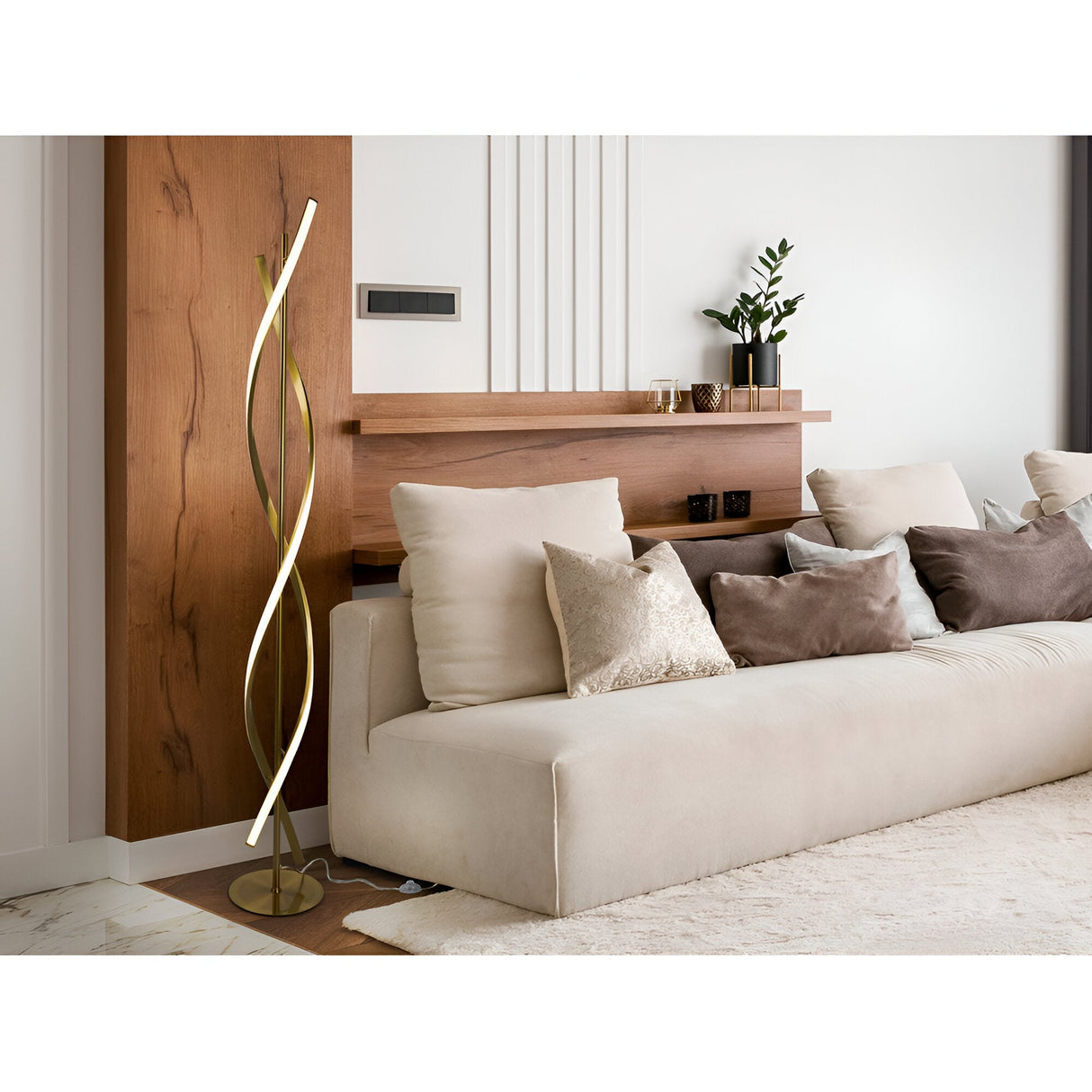 Dido LED Floor Lamp 45W 3000K - Gold
