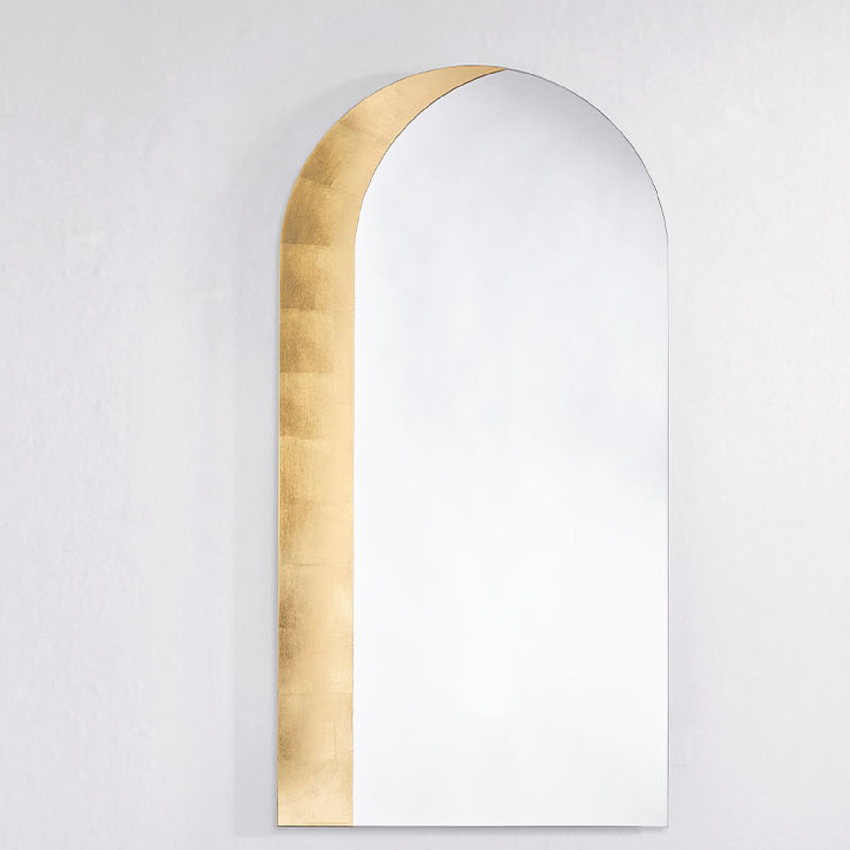 Gallery Gold Leaf Arch Top Wall Mirror 90cm