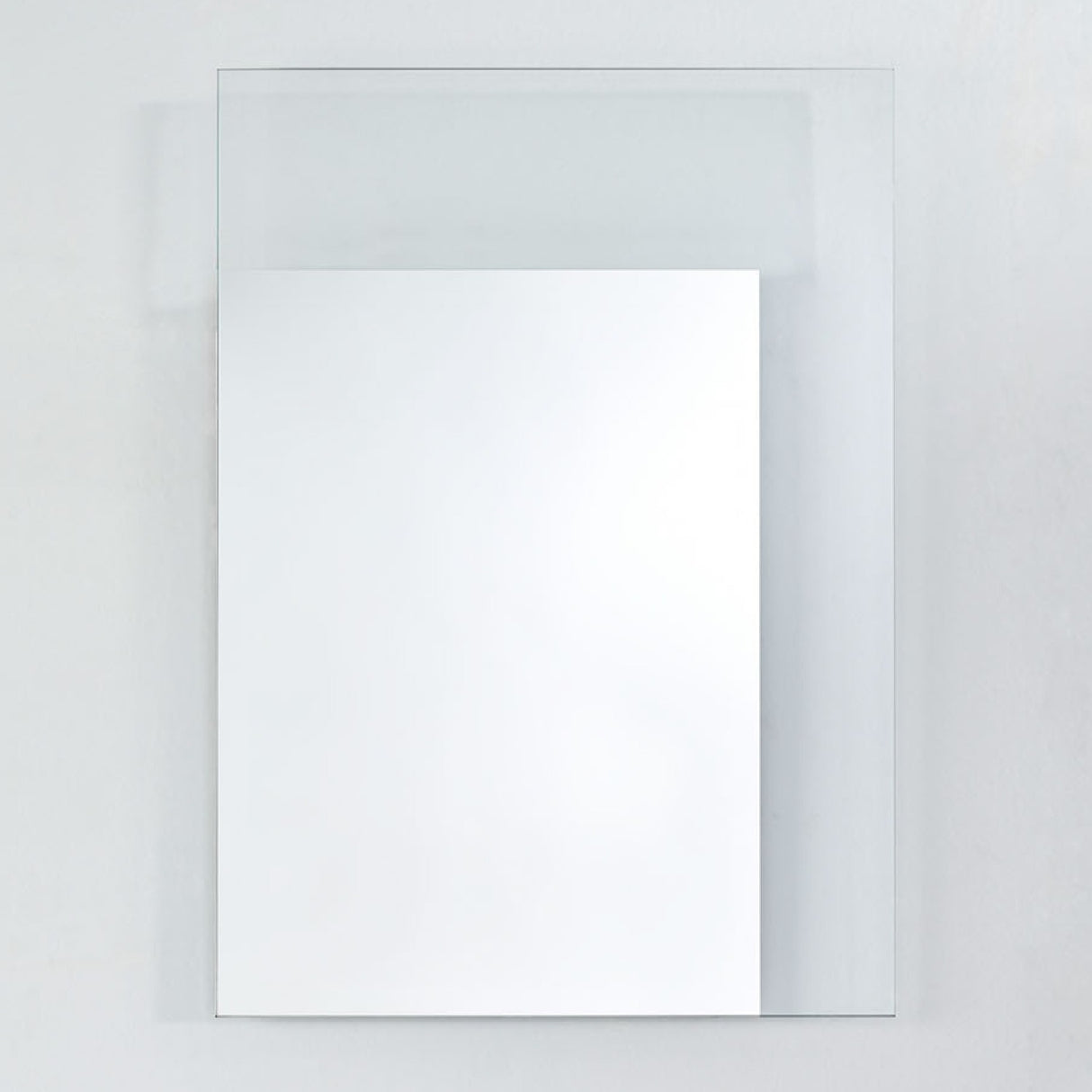Void Small Partly Silvered Wall Mirror 70cm