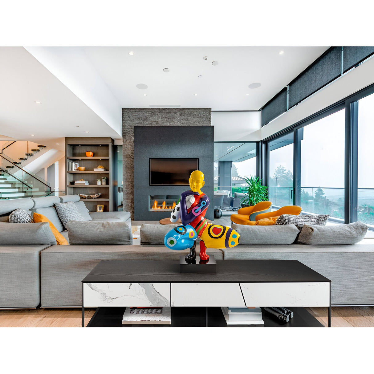 Homo Multicolour Man Figurine - 55cm