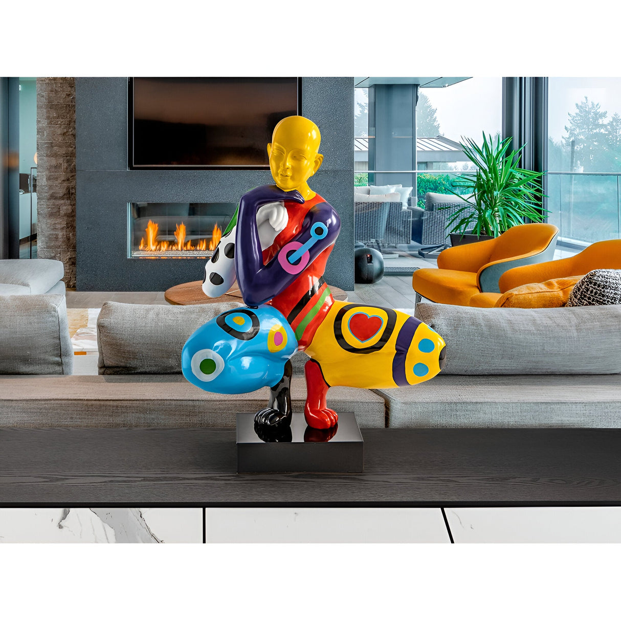 Homo Multicolour Man Figurine - 55cm