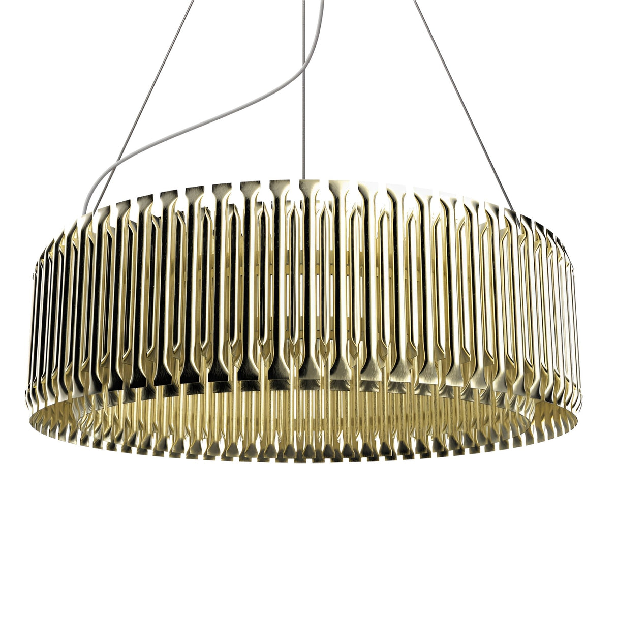 Aurelio 24 Light Brass Chandelier - Gold