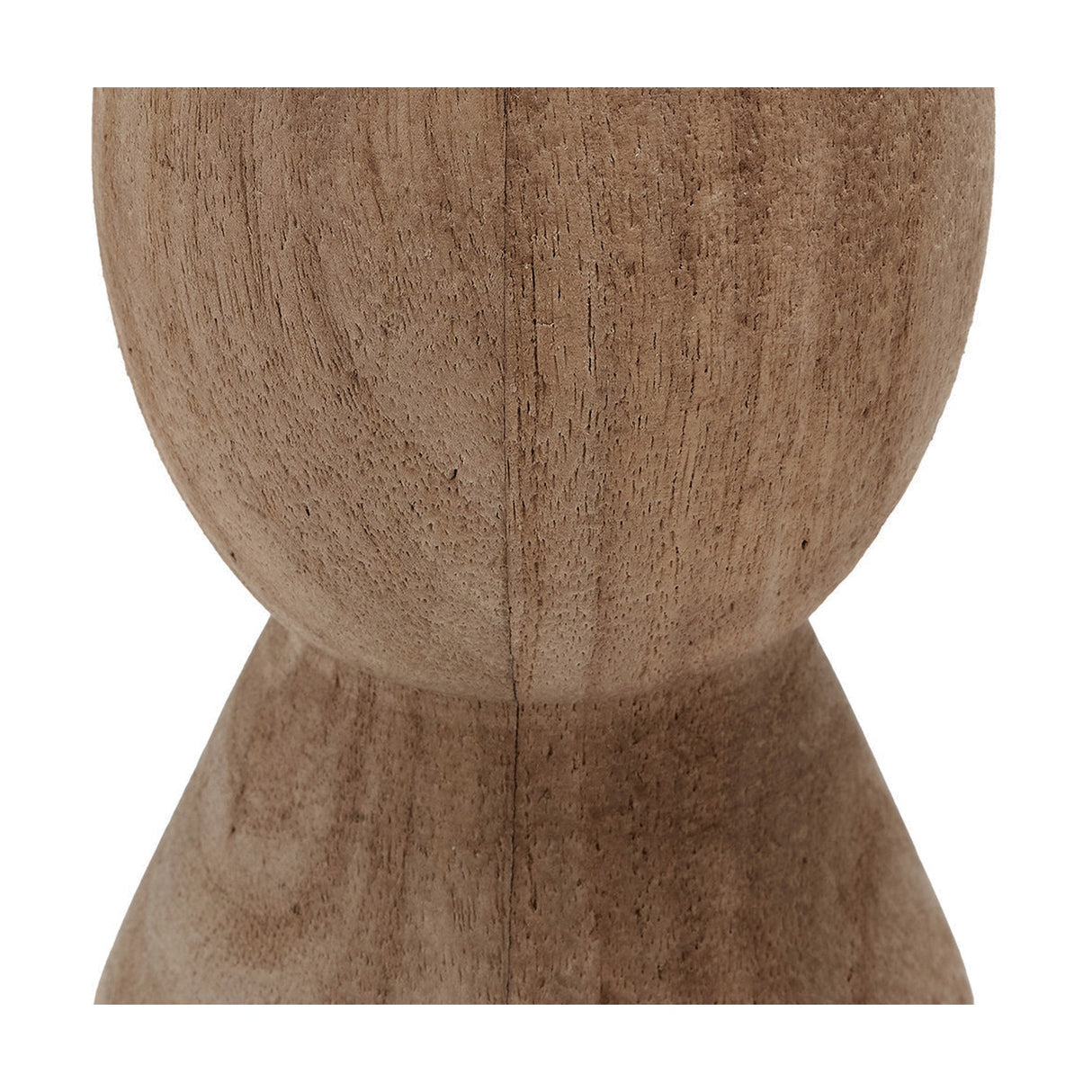 Ayra Natural Large Wood Table Lamp with Mustard Cylinder Shade