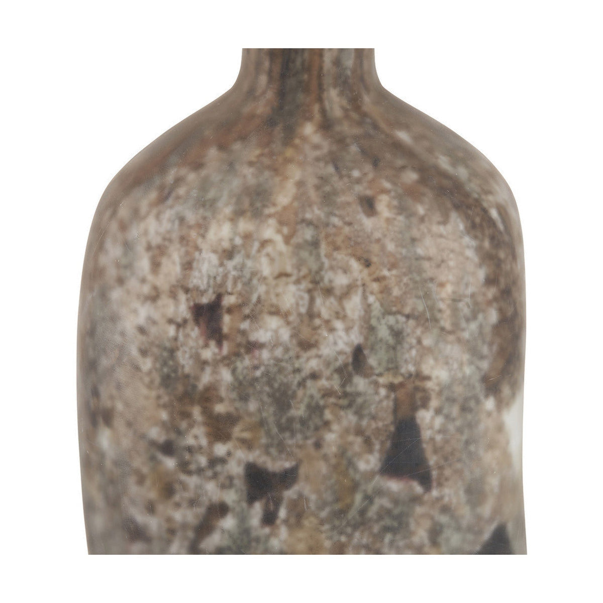 Palmino Brown Organic Glass Bottle Table Lamp - 62cm