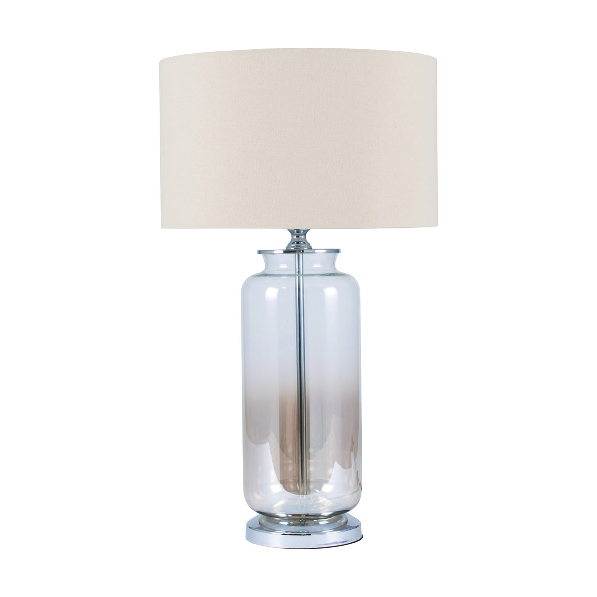 Vivienne Lustre Natural Ombre Glass Table Lamp - 52cm
