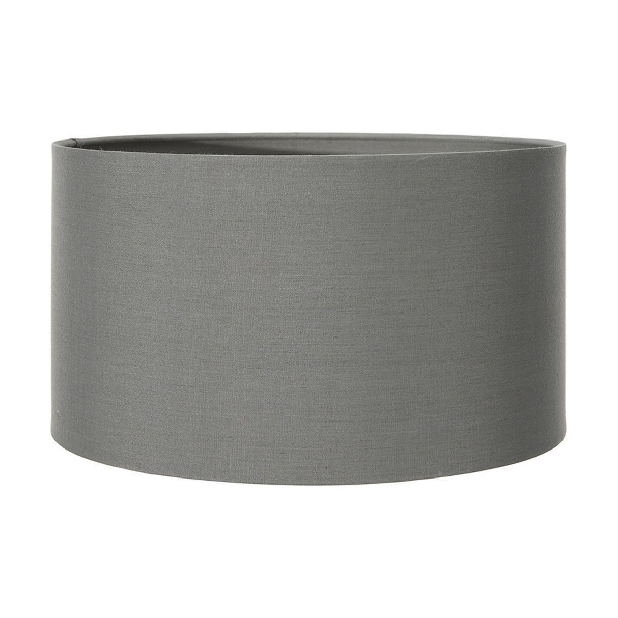 Elon Silver Metal Stacked Cylinder Table Lamp with Steel Grey Shade