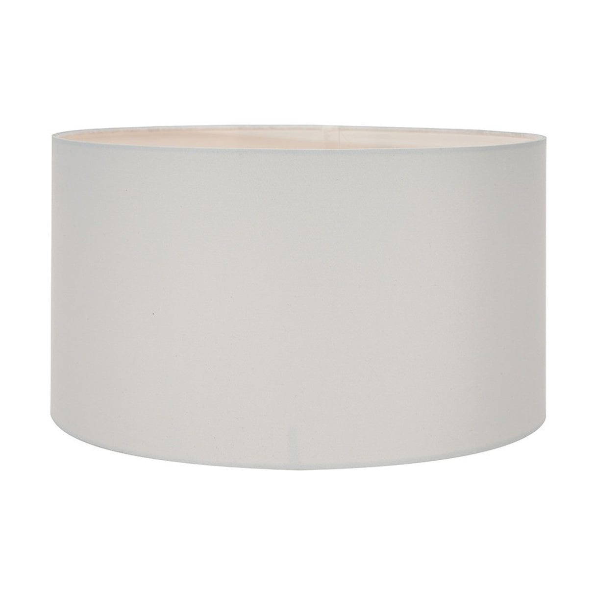 Landscape Black Hand Painted Metal Table Lamp with Ivory Cotton Shade