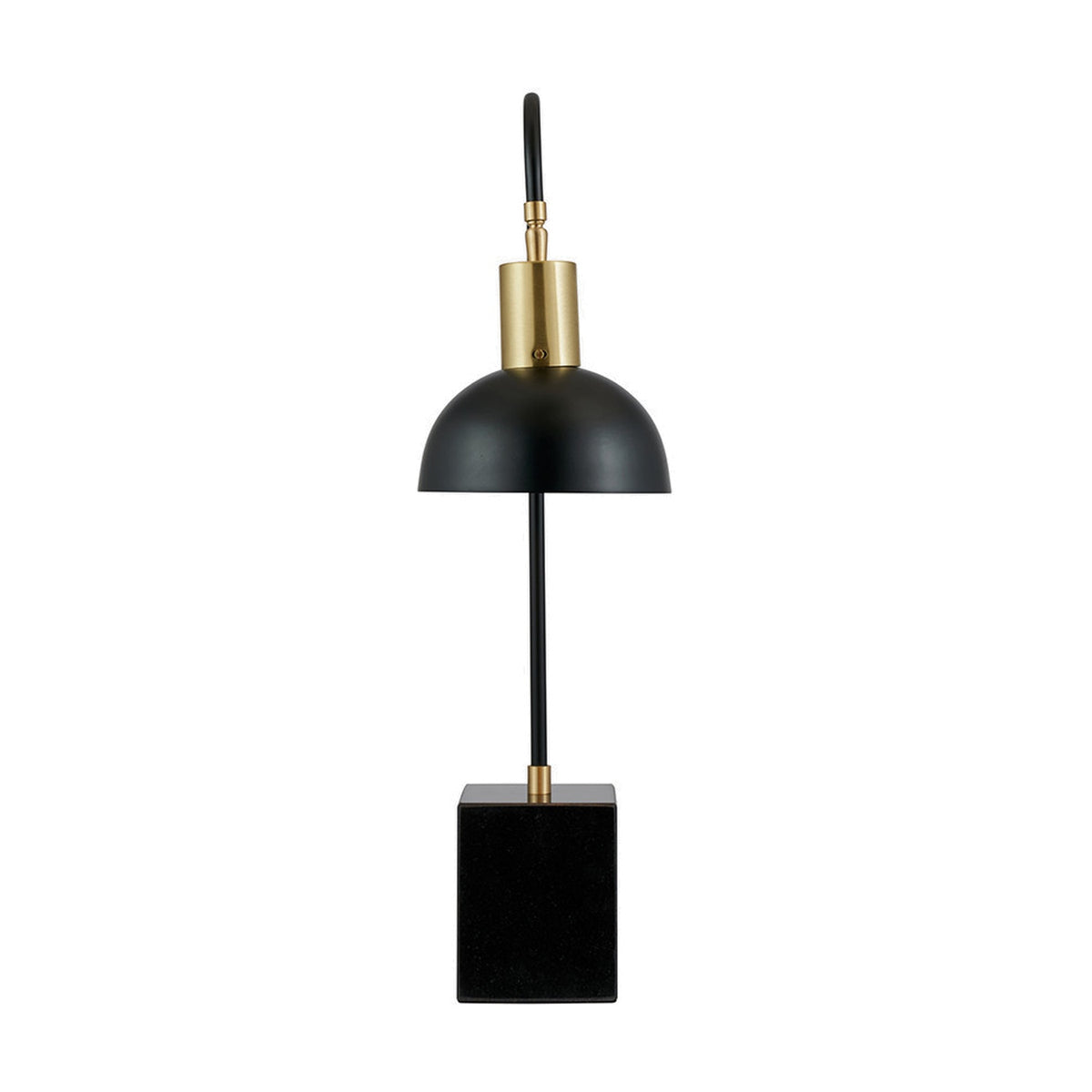 Mayfair Matt Black Domed Task Table Lamp - 63cm