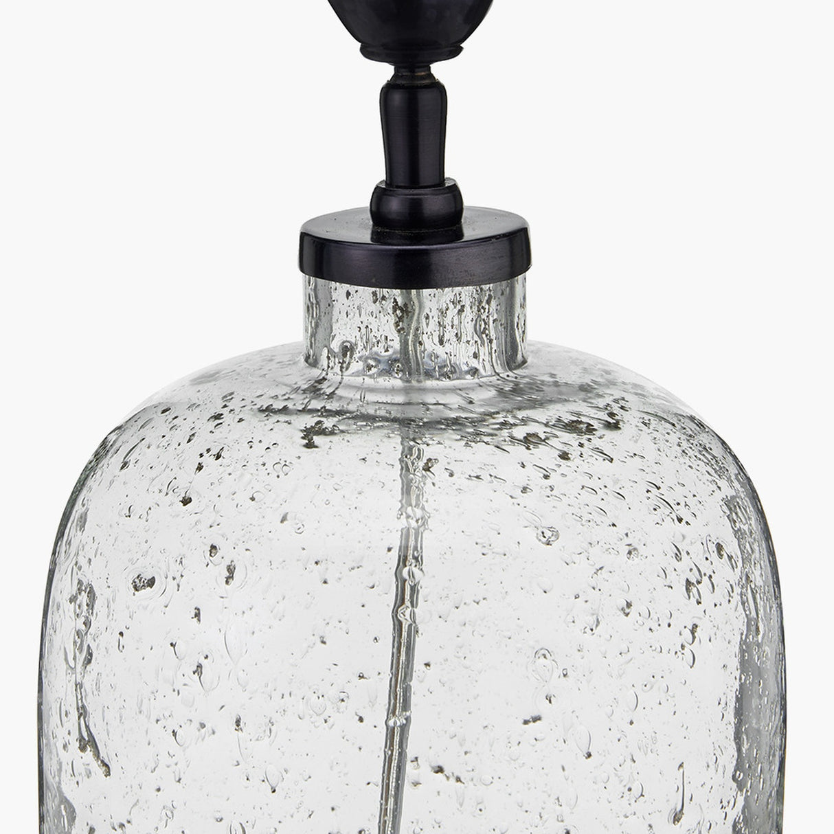 Ophelia Grey Bubble Glass Table Lamp Base - 46cm