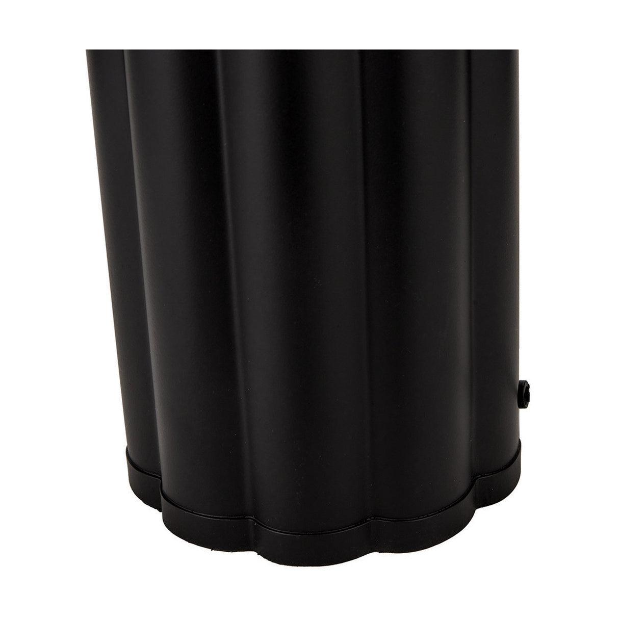 Petula Black Iron Scallop Table Lamp Base - 45cm