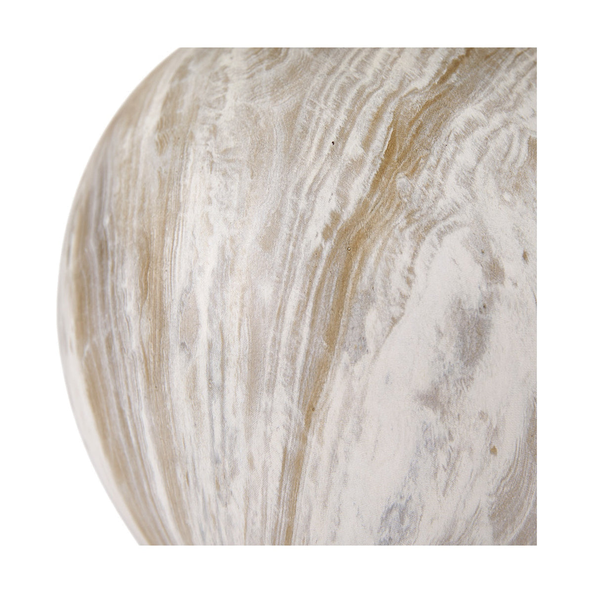 Close-up of the Viejo Grey Stone Effect Ceramic Table Lamp base, showing marbled grey and beige swirl texture on a glazed ceramic surface.