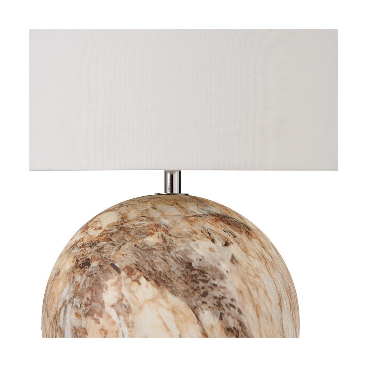 Viejo Stone Effect Ceramic Table Lamp - 37cm
